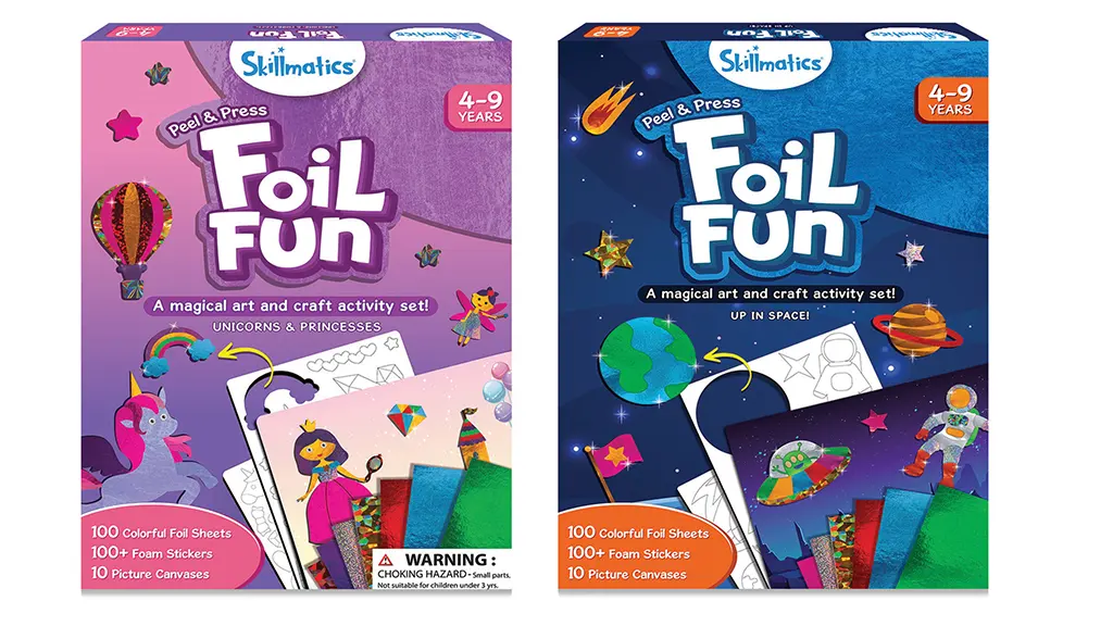 Top Gifts for Winter 2023 - Foil Fun Unicorns & Princesses & Space